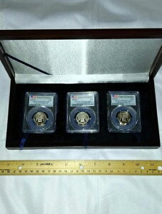 3枚セット、2020-S アメリカ領サモア NP クラッド プルーフ クォーター PCGS PR70DCAM、1 PR69DCAM