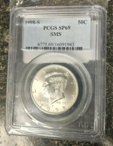 1998-S PlfB n[t_[ US 50Zg PCGS SP69 SMS RC