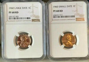 1960�N P NGC PF 68 RD ���[�W���X���[���f�C�g ���b�h�v���[�t �����J�[�� �W���X�e�B�X�X�P�[�����x��