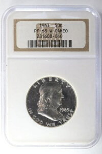 1963�N �t�����N���� �V���o�[ �v���[�t �n�[�t�_���[ NGC PF68 �J���I 50�Z���g - �z���C�g�w��
