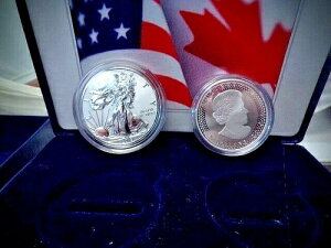 2019 W エンハンスド リバース プルーフ シルバー イーグル メープルリーフ プライド オブ ツーネーションズ セット