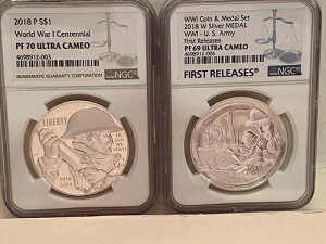 2018NꎟEv[tRCƕčR_ZbgANGC PF 70  PF 69 U.C.