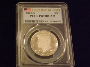 2025N 50Zg n[th s PCGS PR 70