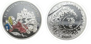 tX 1 1/2 [ 2003 - X̔ Vo[ 22.2gAa 37mm KM# 2008