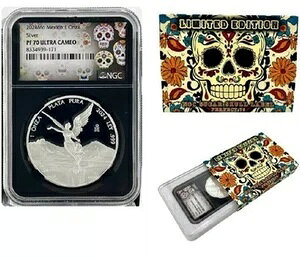 ���x���^�b�h 2024 1�I���X �V���o�[ �v���[�t�R�C�� NGC PF70 UCAM �V���K�[�X�J�����x���t�� ���L�V�R