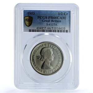 CMX 1/2NE GUxX2 V[h A[Y PR66 PCGS CuNi RC 1953N