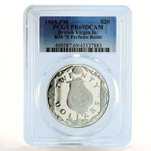 �C�M���X�̃��@�[�W������ 20�h�� �����r PR69 PCGS ��� 1985�N