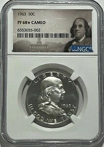 1963�N NGC PF68 �X�^�[�J���I �v���[�t �x���E�t�����N���� �n�[�t�_���[ 50�Z���g �V���o�[