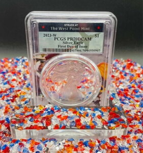 v[t 2023 W $1 Vo[ C[O FDOI PCGS PR70DCAM 퓬@x  651