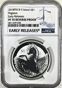 2018N PM CMX̃@[W yKTX NGC PF70 o[Xv[t [X