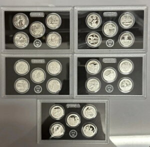 2015�A2016�A2017�A2018�A���o�[�X 18 SLV �v���[�t �N�H�[�^�[ �Z�b�g - 5 �Z�b�g ���b�g - ��/COA �Ȃ�