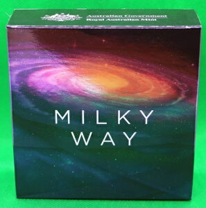 オーストラリア 2021 地球と天の川 プルーフ 1オンス 5ドル シルバー シルバー プルーフ ドーム型