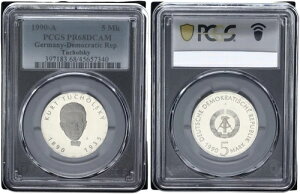DDR 5 }[N 1990 A J[gEgDRXL[ PCGS PR68DCAM |bVv[g 121427