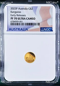 2023N I[XgA ~j[ JK[ v[t 9999 S[h 0.5g $2 NGC PF70 RC ER tbOLb