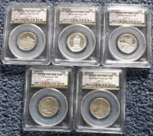 �Z�b�g 2010-S �V���o�[ 25�Z���g PCGS PR70DCAM