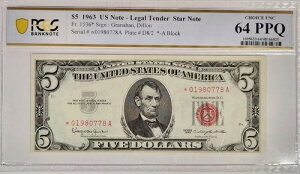 1963N 5h [Ke_[ č PCGS 64 PPQ Fr. 1536* X^[m[g