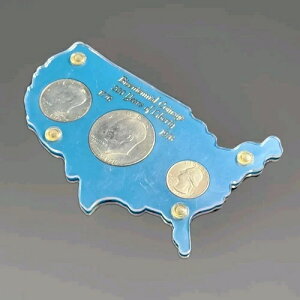 1776-1976年 アメリカ建国200周年記念貨幣3枚セット 超レア USAホルダー