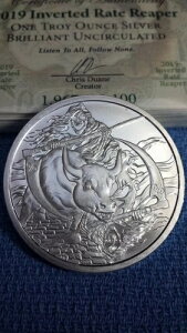 2019 �C���o�[�e�b�h ���[�g ���[�p�[ 1�I���X �V���o�[�V�[���h DOD �V���[�Y #24 BU COA�t��