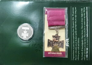 マコーリー・ミント 第一次世界大戦 ヴィクトリア十字章 銀貨 プルーフと銅貨 + COA