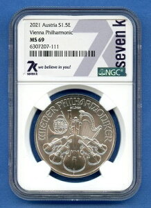 2021 NGC MS69 1.5[ I[XgA EB[tBn[j[ǌyc 1IX .999 Vo[RC MS-69