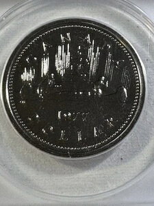 1977年カナダ1ドルプルーフコイン、ANACS VoyageurによるMS 69グレード