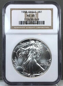 1988N AJ 1h AJ Vo[ C[O 1IX  NGC MS69