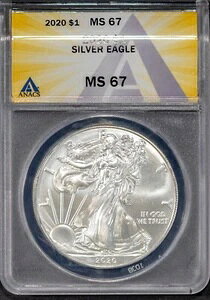 2020N 1h݃AJC[Oh MS 67 ANACS # 7693078 + {[iX