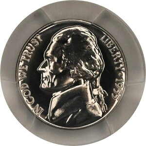 PR67 1955NWFt@[\jbP PCGSO[h US 5C v[t P-MINT EXACT RC1