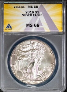 2016N 1h݃AJC[Oh MS 68 ANACS # 7668227 + {[iX