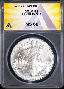 2010N 1h݃AJC[Oh MS 68 ANACS # 7668231 + {[iX