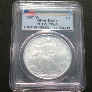 2007-W AJ Vo[C[Oh 1h PCGS MS69 1IX Vo[ o[jbV