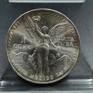 1985 Mo 1 oz Onza Mexico Libertad Gem BU UNC Ley .999 Plata Pura j[g g[jO