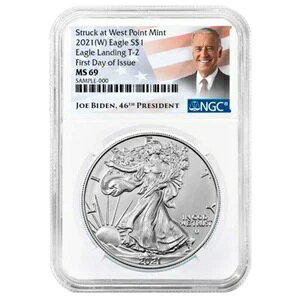 2021N (W) 1h ^Cv2 AJ Vo[ C[O NGC MS69 FDI oCf x