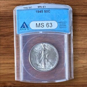 1945NEH[LOEoeBEn[t_[ ANACS MS63 | 90% BURC