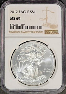 2012N 1h݃AJC[O MS 69 NGC # 5762661-239 + {[iX