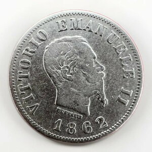 C^A 50 Centesimi 1862 N  - Bbg[IEG}kG[2 - KM#4.3 2.33gr RN011