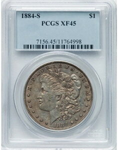 1884-S ���[�K���E�_���[ PCGS XF45