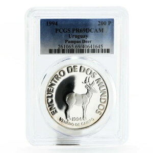�E���O�A�C 200 �y�\ �C�x�� �A�����J�� �V���[�Y �p���p�X�f�B�A PR69 PCGS ��� 1994