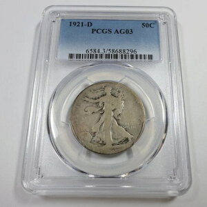 1921 D PCGS AG3 - Vo[ EH[LO oeB n[t h 50 Zg čRC #54860B