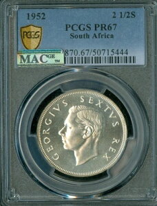 1952N AtJ Vo[ 2.5VO PCGS PR67 MAC X|bgX 2ND FINEST *