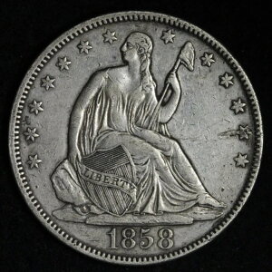 1858�N ���ȃ��o�e�B �V���o�[�n�[�t�h�� XF E195 WGBA