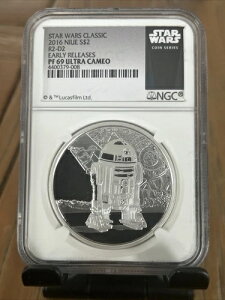 2016年 ニウエ NGC 早期リリース PF 69 ウルトラカメオ スターウォーズ クラシック R2-D2 1オンス シルバー
