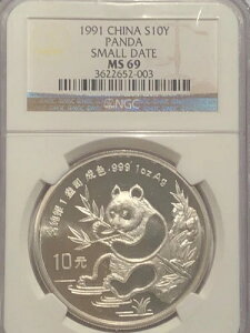  1991N  1IX p_ 10 SMALL t NGC MS69 _Ȃ