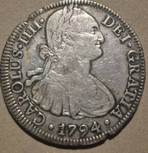 ���L�V�R �X�y�C�� 8 ���A�� �J���� �J�����X IIII 1794 Mo FF ���L�V�R�V�e�B������ KM#1880