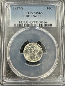1937-S DDO FS-101 MS65 PCGS }[L[_C `F[sbJ[ oGeB 