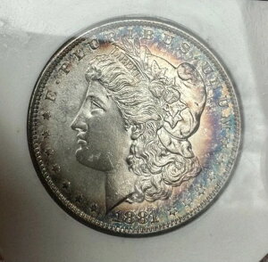 Jtg[̃~g 1881-S ???? K 1 h PL 65 Vo[ PCI MS BU 64 Unc
