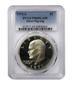 3-1971-S yObO IKE PCGS PR-69- JI zG[RC