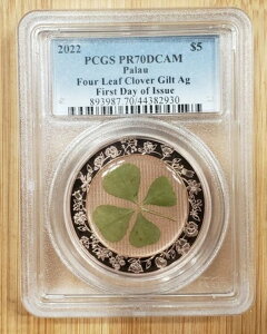 2022N pI 1IX lt̃N[o[ Vo[ 5h PCGS PR70DCAM s