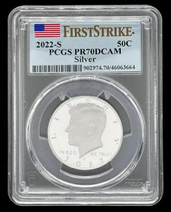 f炵AJ 2022-S 50C O[h F-S PlfB v[tRC PCGS PR70DCAM