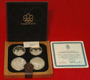 1976�N�J�i�_ �����g���I�[���I�����s�b�N �X�^�[�����O�V���o�[ �v���[�t�R�C���Z�b�g �P�[�X�t�� ��������